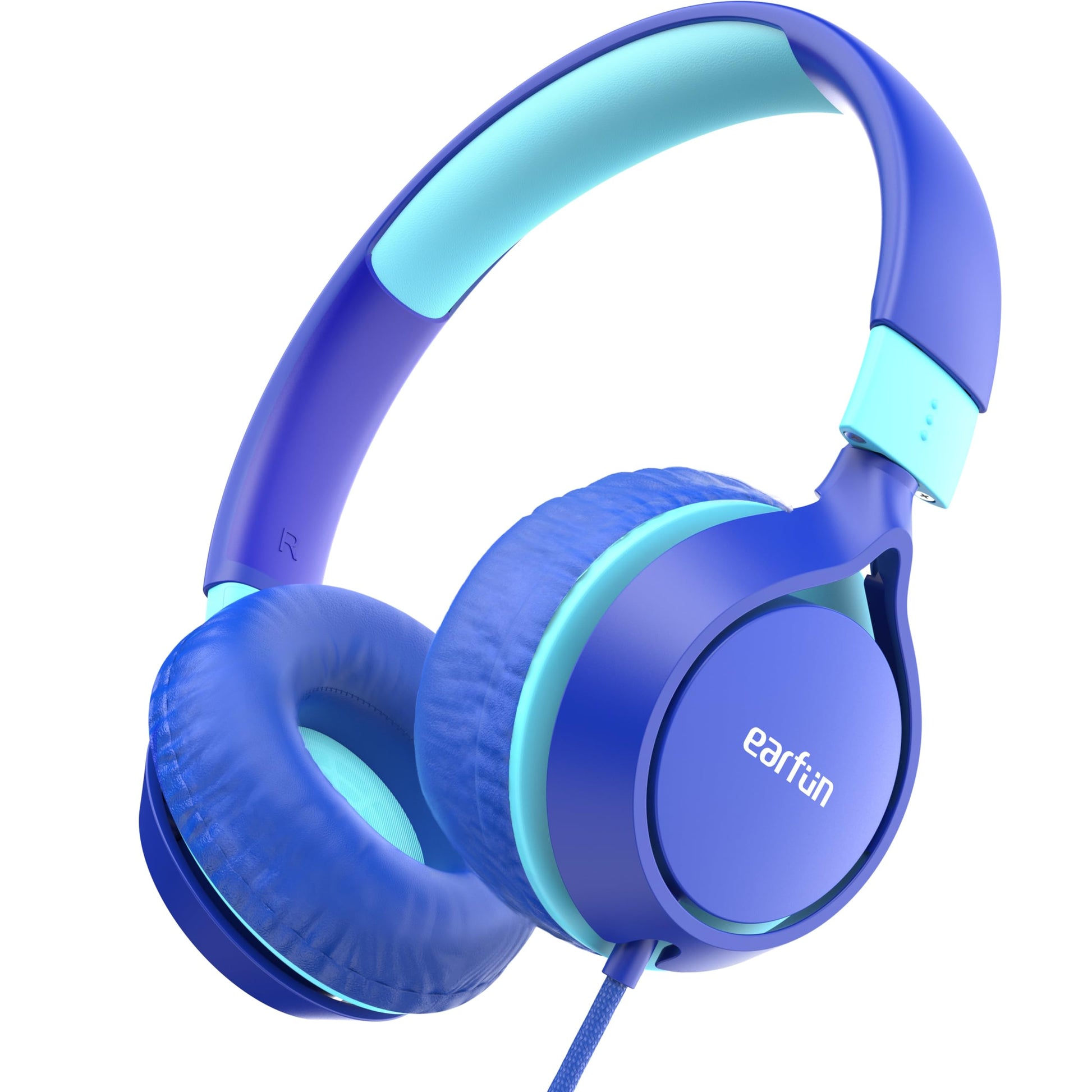 EarFun S1 Kids Headphones, Foldable Wired Headphones for Kids, 85dB Volume Limit, Stereo Sound, Adjustable Headband, Portable Lightweight On-Ear Headphone for School/Travel/Boys/Girls/PC/Tablet - Medaid International