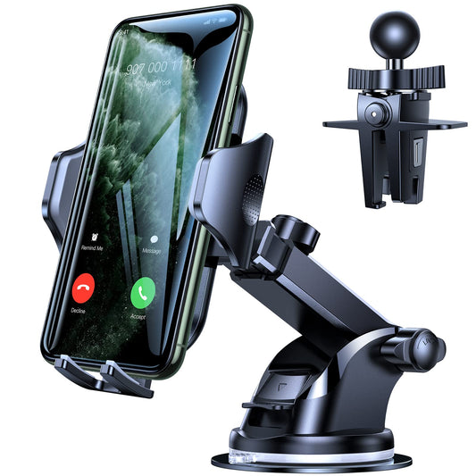 VICSEED [No.1 Powerful Suction] [Rally Racing-Grade Stability] Phone Holders for Your Car 2025 Upgraded Car Phone Holder Mount Truck Stand for Dashboard Windshield Vent for iPhone Samsung All Phones - Medaid International