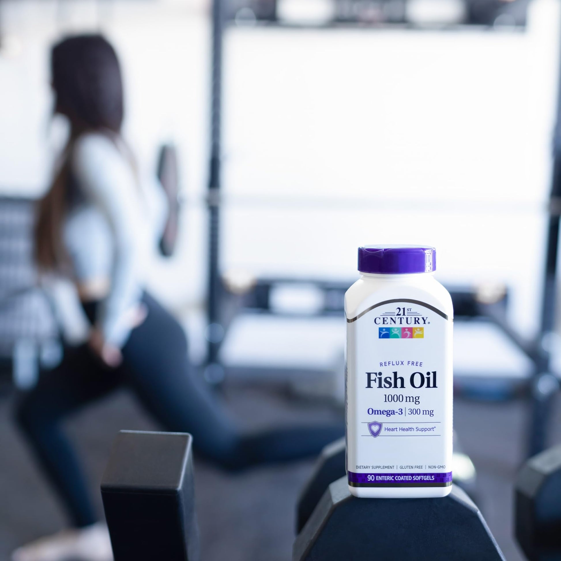 Fish Oil 1000 mg 90 Enteric Coated Softgels, 21st Century - Medaid International