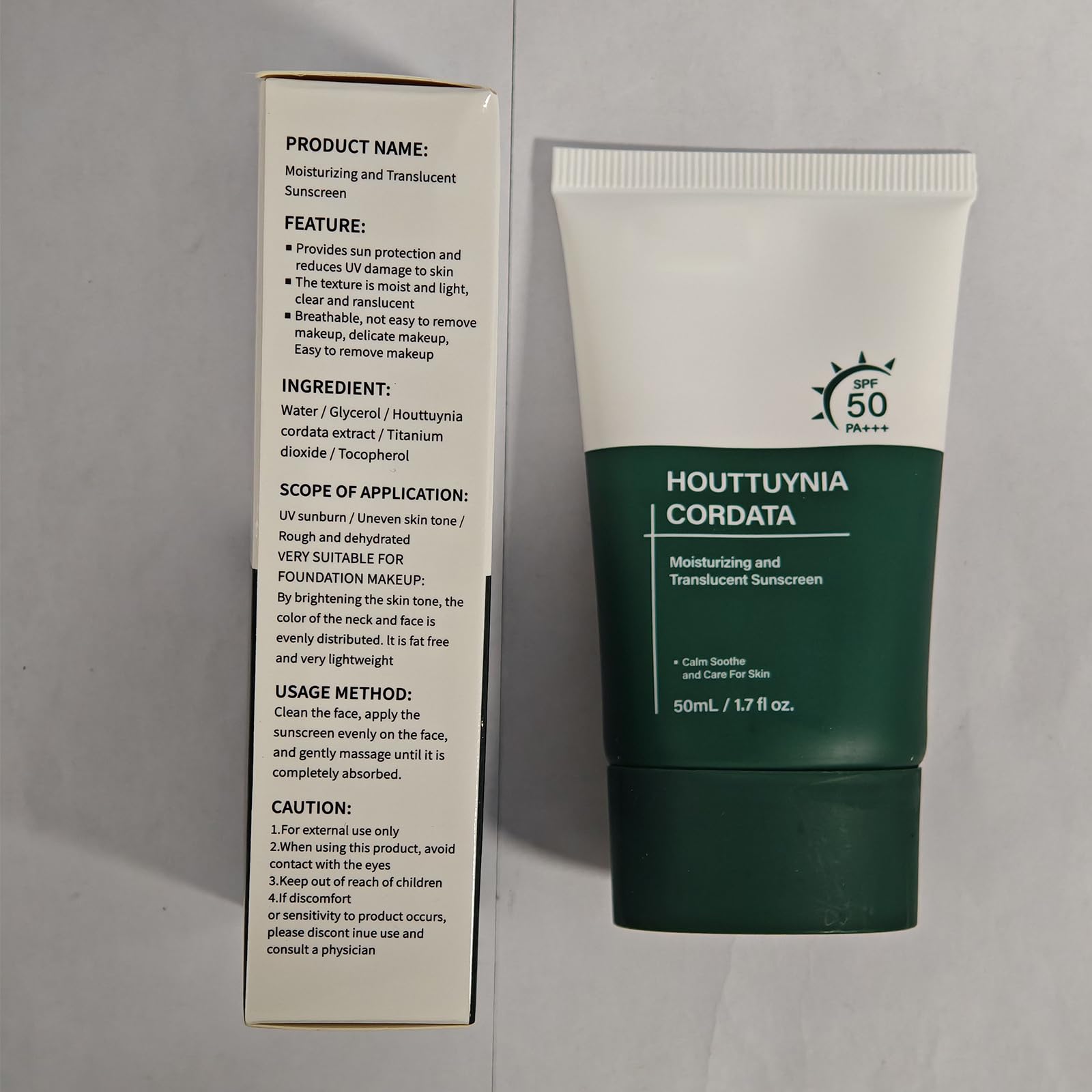 Silky Moisture Sunscreen, Moisture Daily Sunscreen, Korean SPF 50+ PA++++ Clear Filter Sun Essence, No White Cast, Hydrating, Moisturizing, Cools Down, Light Finish - Medaid International