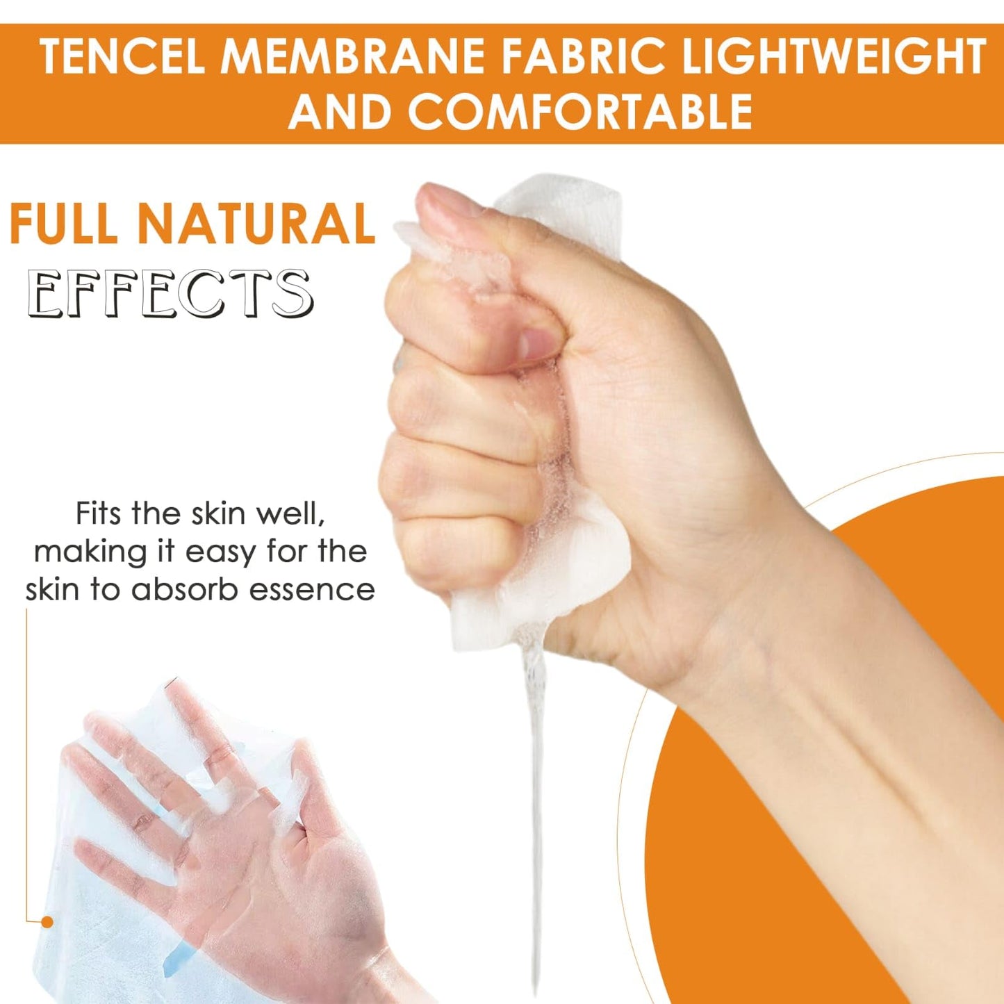 FERRYGROW Face Sheet Mask | 3 Variants: Aloe Vera, Orange Vitamin C, Green Tea | Hydrating & Nourishing Skincare for Glowing Skin | Deep Moisture & Self-Care Beauty Sheets 12pcs - Medaid International