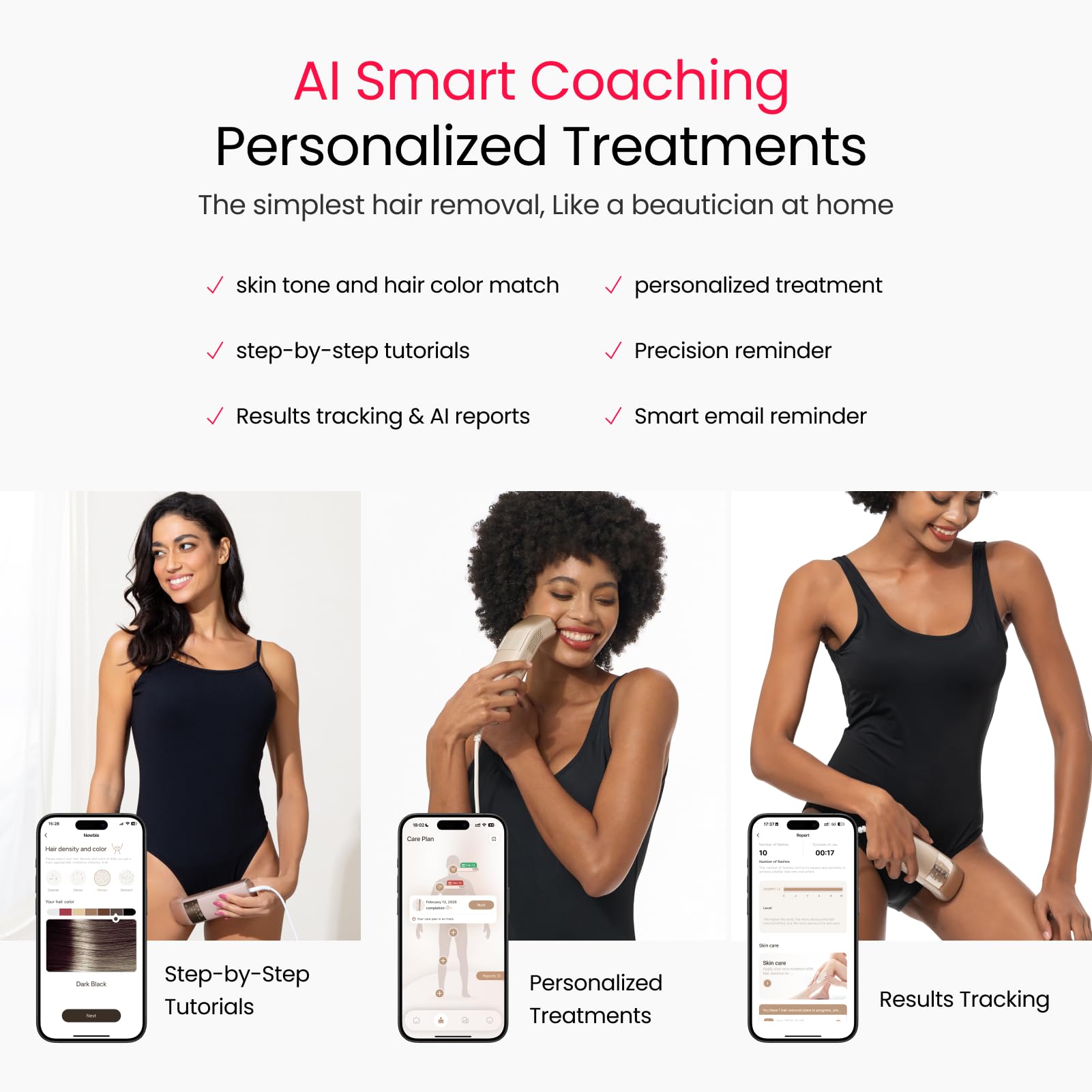 (2025 New) IPL Laser Hair Removal for Women and Men, 2 Lights & 4-Pulse Modes, 2℃ Sapphire Ice Cooling for Sensitive Skin, Targets Ingrown Hair, Permanent Hair Reduction for Bikini, Face & Body - Medaid International