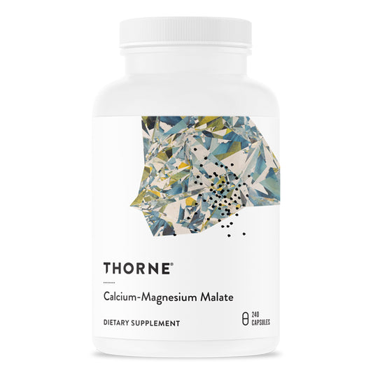 THORNE - Calcium-Magnesium Malate - Gluten-Free Supplement with Magnesium & Calcium Supports Bone Health & Muscle Fatigue* - 240 Capsules - Medaid International
