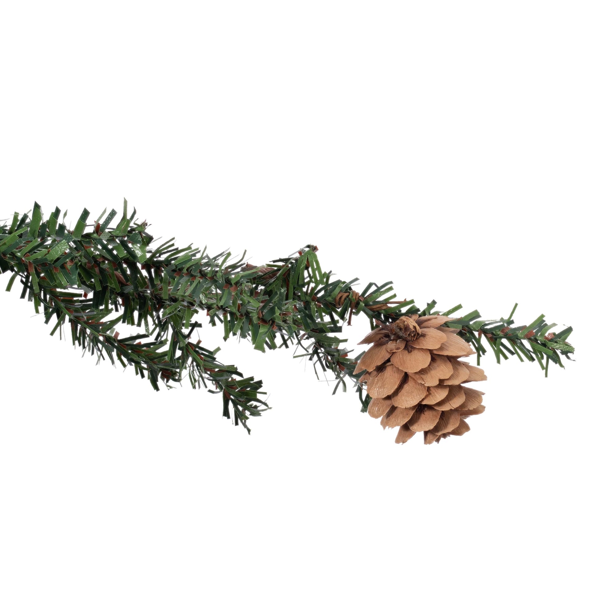 Vickerman 42" Caramel Pine Artificial Christmas Tree Unlit- Featuring 1241 PVC Tips - Pine Cone Accented - Seasonal Indoor Home Decor with Decorative Burlap Base - Medaid International