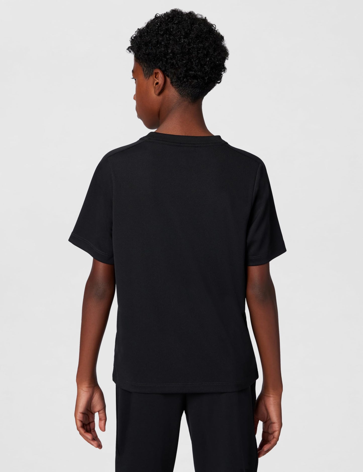 Nike Kid's Multi Dri-Fit Short-Sleeve Top, Black/White, Large - Medaid International