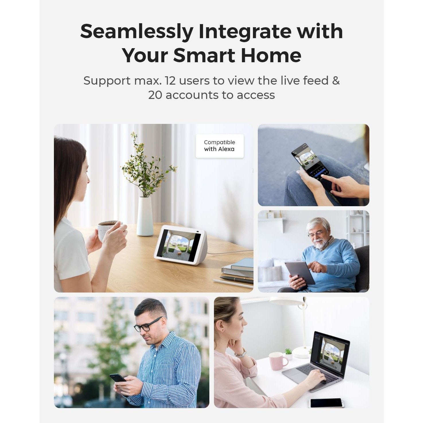 REOLINK Wireless 2K Battery Video Doorbell Camera, 150°x150° Head-to-Toe View, 2.4/5 GHz WiFi, Battery or Wired Power Options, Two-Way Talk, Person/Vehicle/Package Detection(Chime not Included) - Medaid International