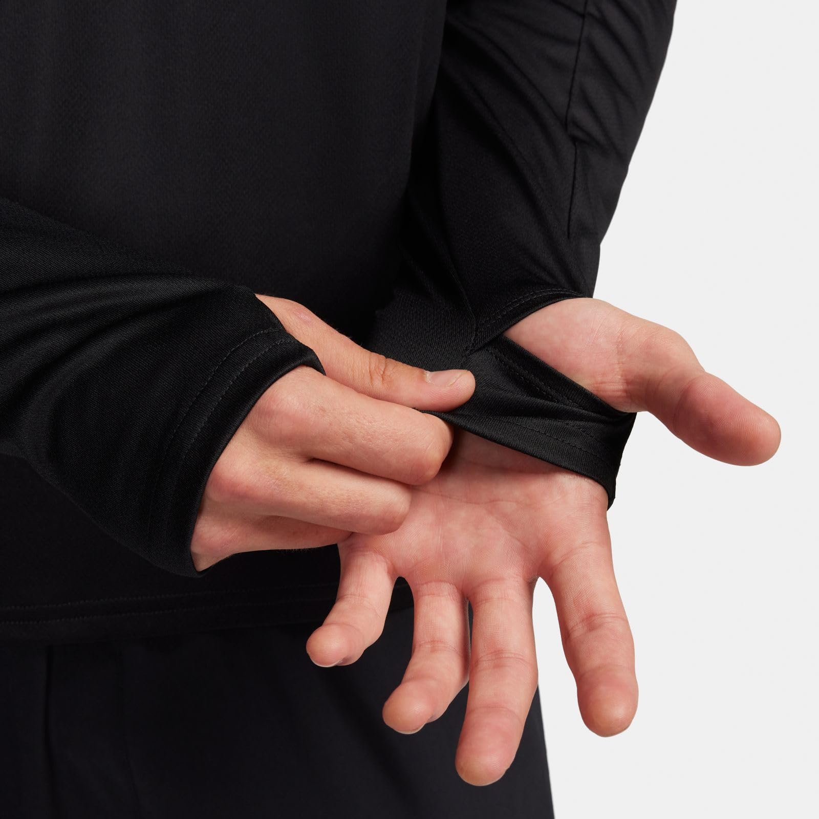 Nike Men's Pacer Dri-Fit 1/2-Zip Running Top, Black/Reflective Silver - Medaid International