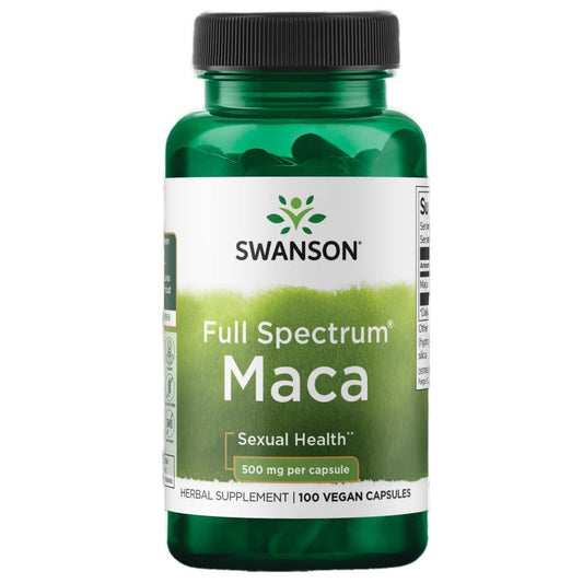 Swanson Maca 500 Milligrams 100 Capsules - Medaid International