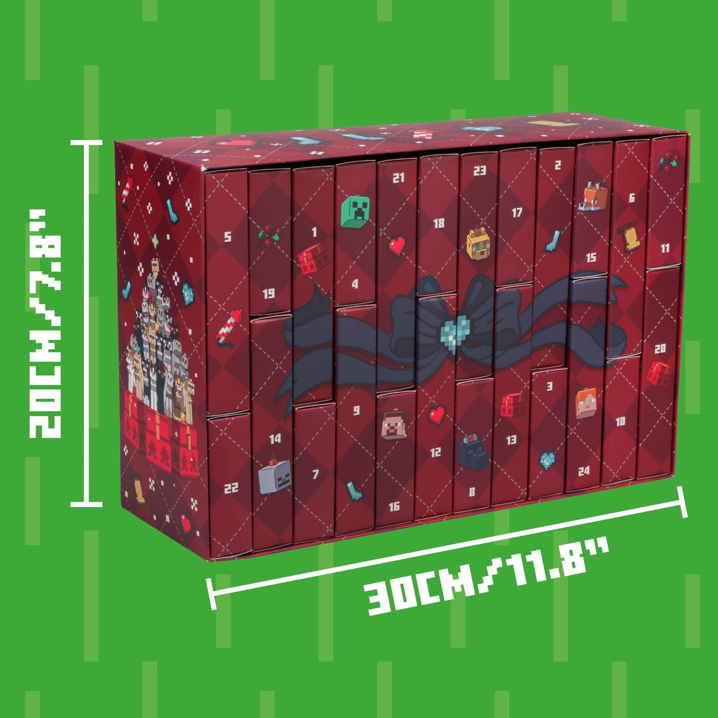 Minecraft 24 Day Premium Advent Calendar - Officially Licensed Gifts & Seasonal Christmas Decor For Boys Bedroom | Paladone - Medaid International
