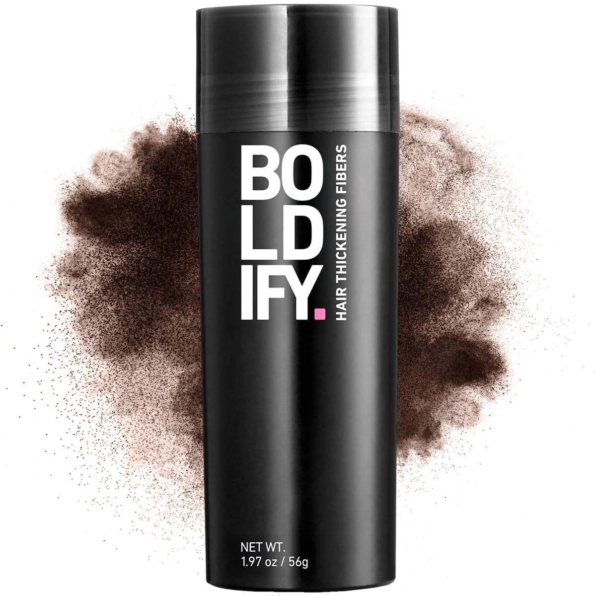 BOLDIFY Hair Fibers (56g) - Fill In Thinning and Fine Hair for an Instantly Fuller, Thicker Look - 14 Shades for Women & Men - Dark Brown - Medaid International