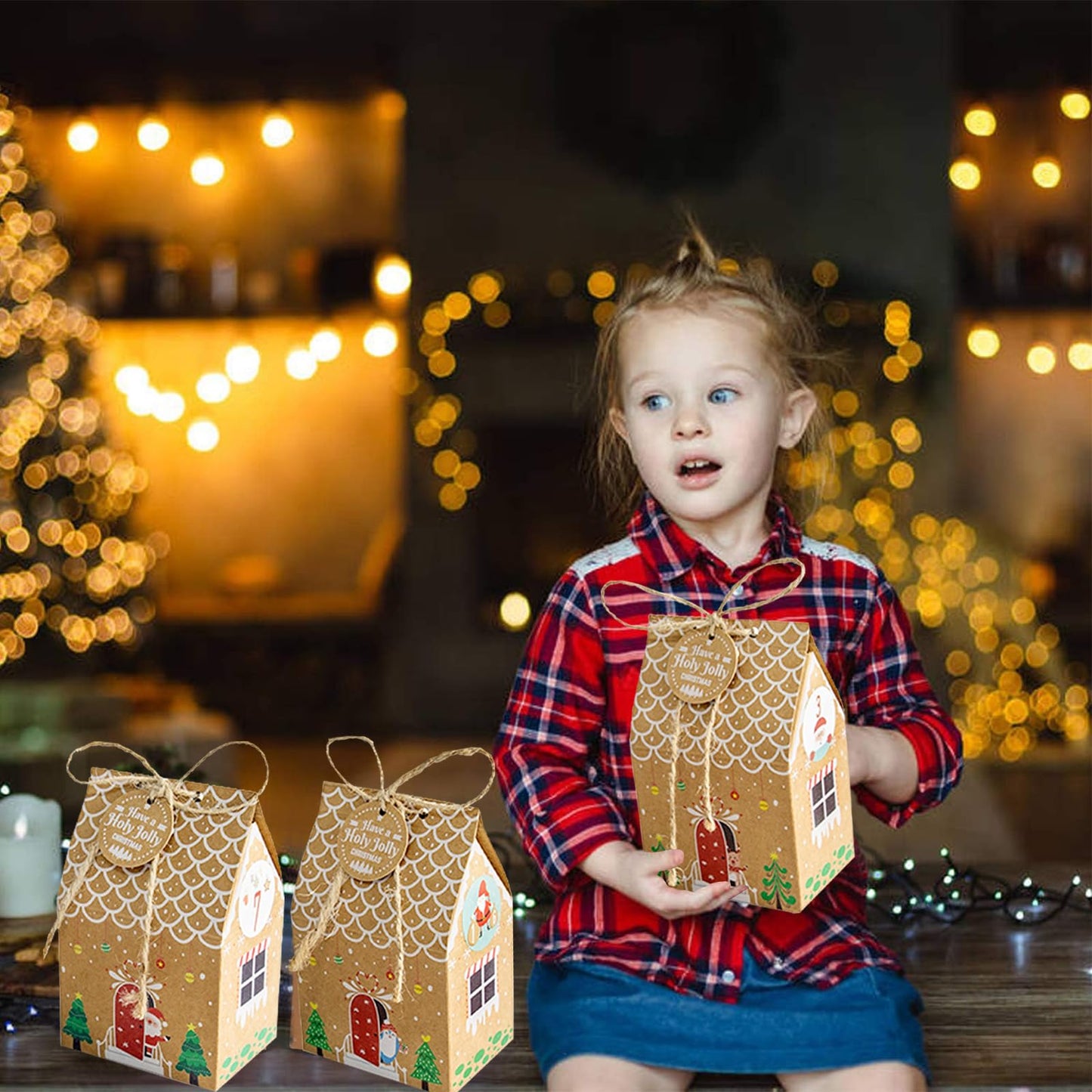 2024 Christmas Advent Countdown Calendar Box,Fillable Advent Calendar,Empty Advent Calendars to Fill,24 days Advent Calendar Paper Box,Empty Advent Calendar to Fill Yourself for DIY Xmas Decorations - Medaid International