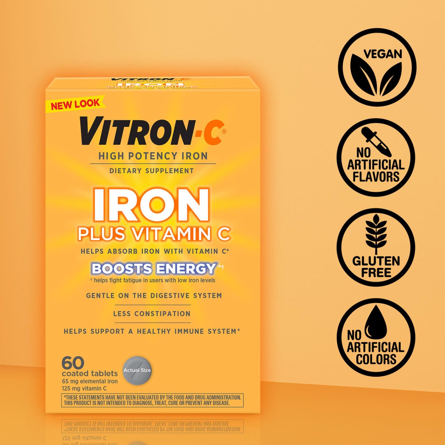 Vitron-C Multivitamin Tablet 63736012301 1 Bottle, 60 per Bottle - Medaid International
