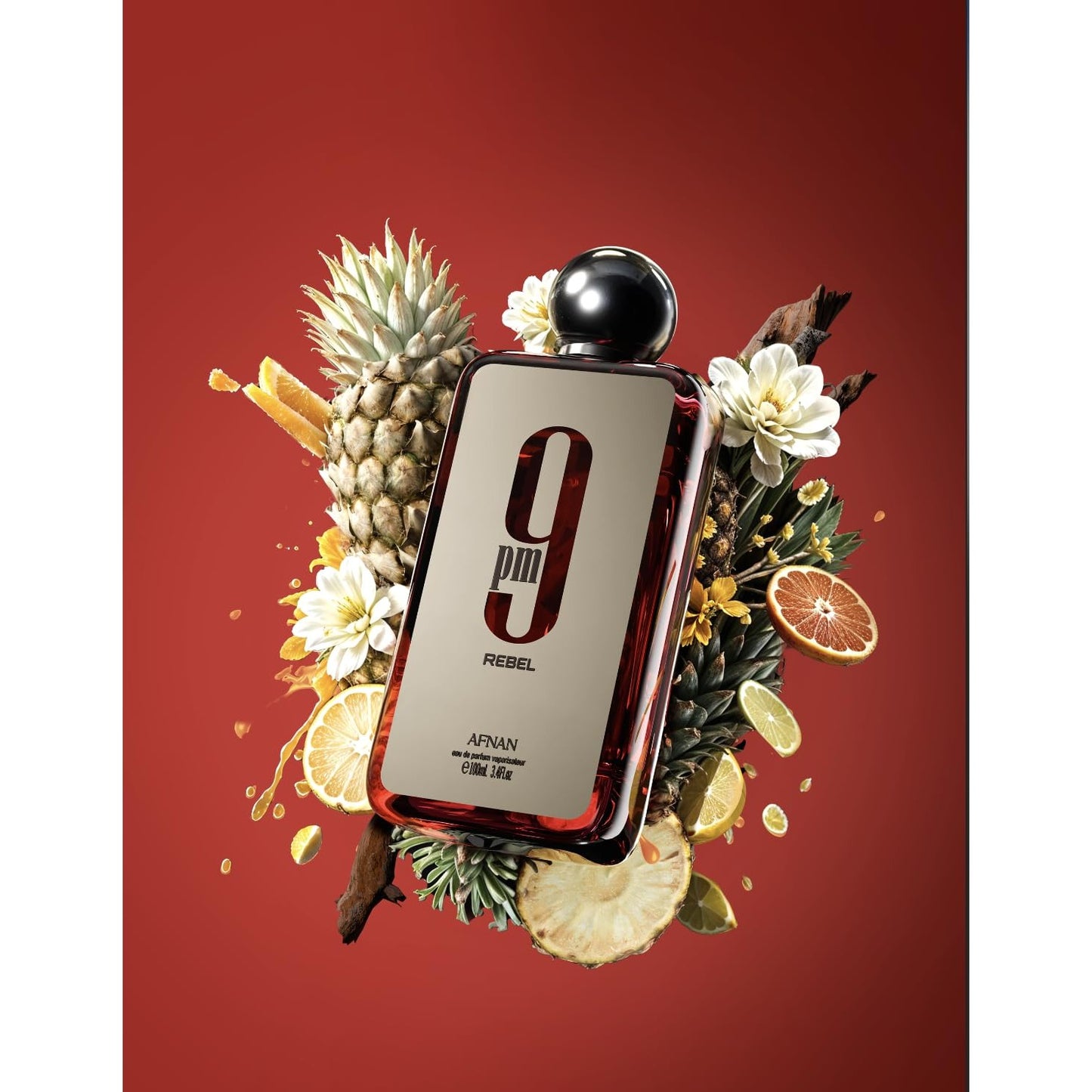 Afnan 9 PM Rebel Unisex Eau De Parfum, 3.4 Fl. Oz - Medaid International