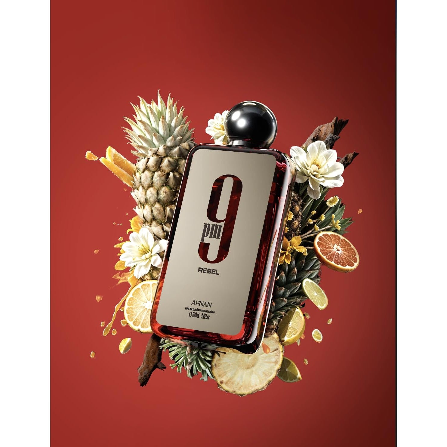 Afnan 9 PM Rebel Unisex Eau De Parfum, 3.4 Fl. Oz - Medaid International