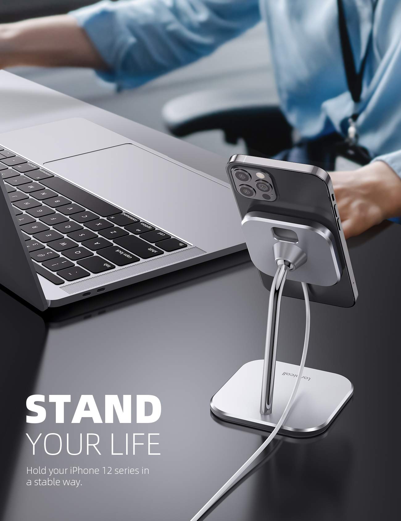 Lamicall Car Phone Mount for & Phone Stand Charger -Bundle - Medaid International