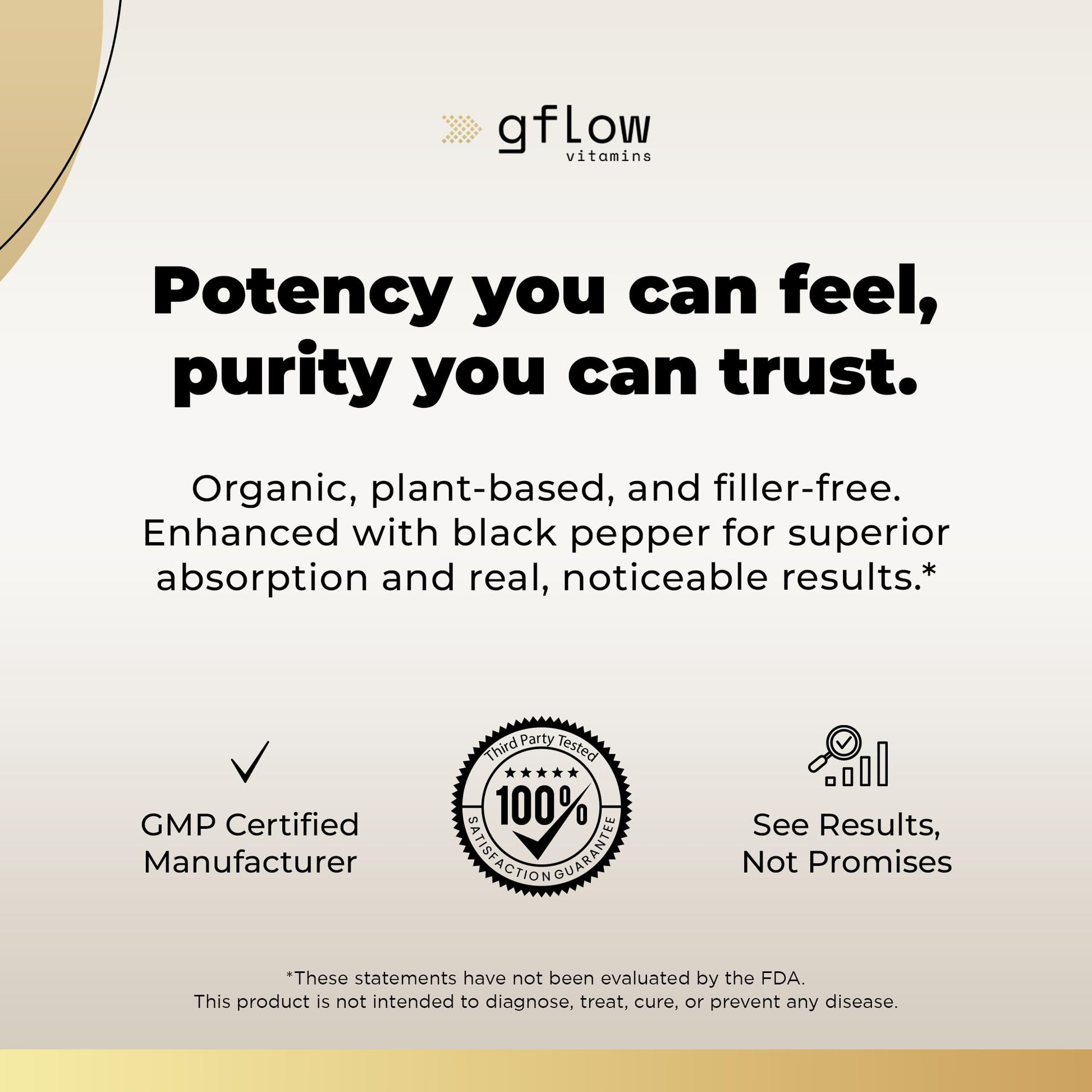 gflow vitamins Organic Maca Root Capsules for Women & Men - Black, Red, Yellow Peruvian Maca Root Extract & Black Pepper - 120 Vegan Pills - Supports Energy, Performance & Mood | Made in USA - Medaid International