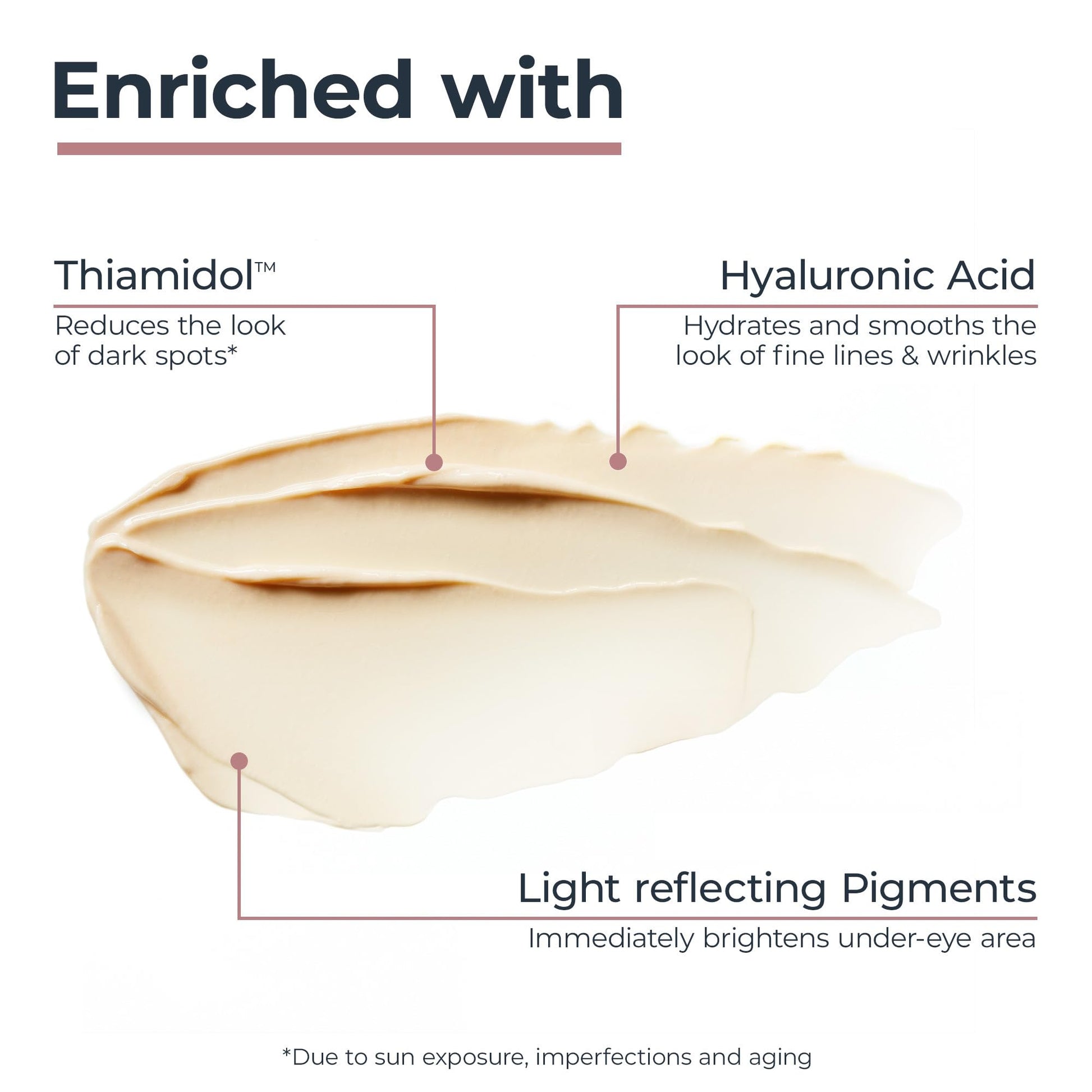 Eucerin Radiant Tone Eye Cream Dark Circle Corrector, Eye Brightening Cream with Thiamidol and Hyaluronic Acid, Helps Reduce the Look of Eye Puffiness, 0.5 Oz Tube - Medaid International