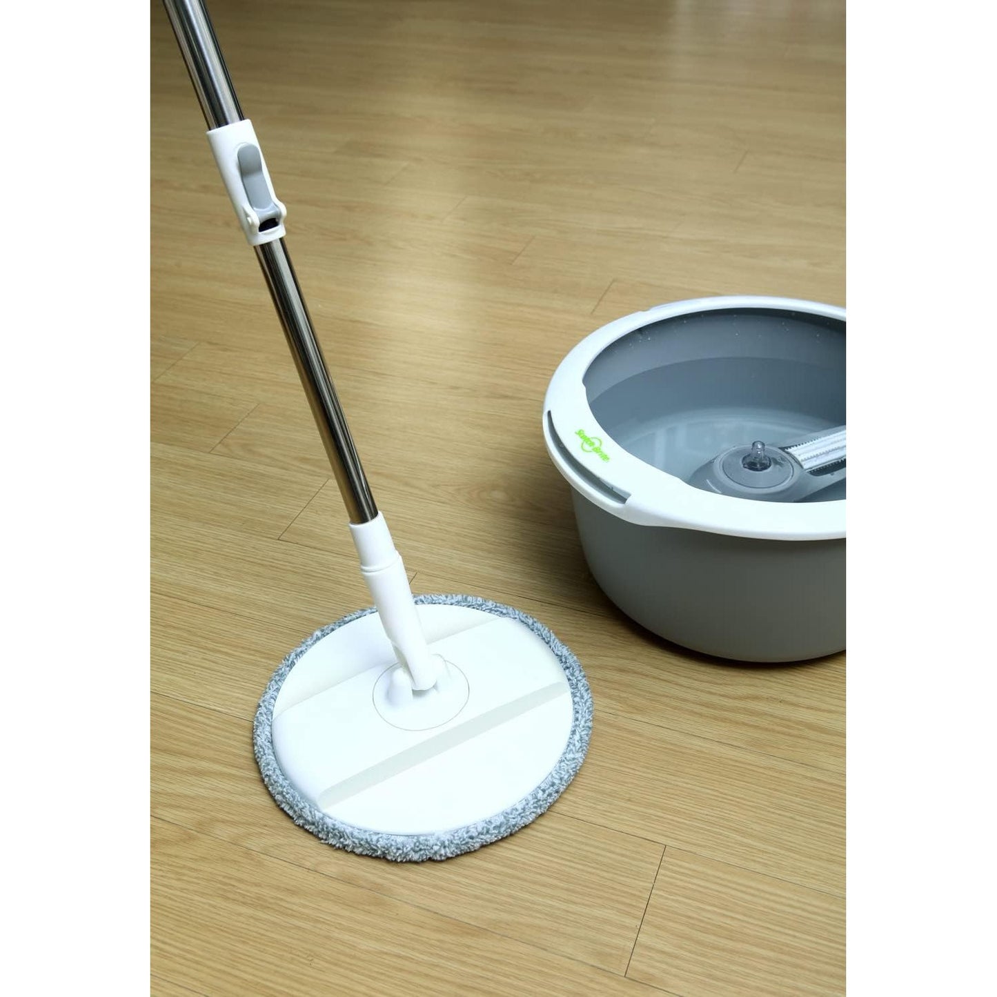 Scotch-Brite 2-in-1 Bucket Spin Mop Set (Includes: mop with Stick, Bucket, mop Refill) | 360 Easy All-Around Cleaning | Cleaning Mop | rinsing and Drying in a Single Bucket | Floors | 1 Set/Pack - Medaid International