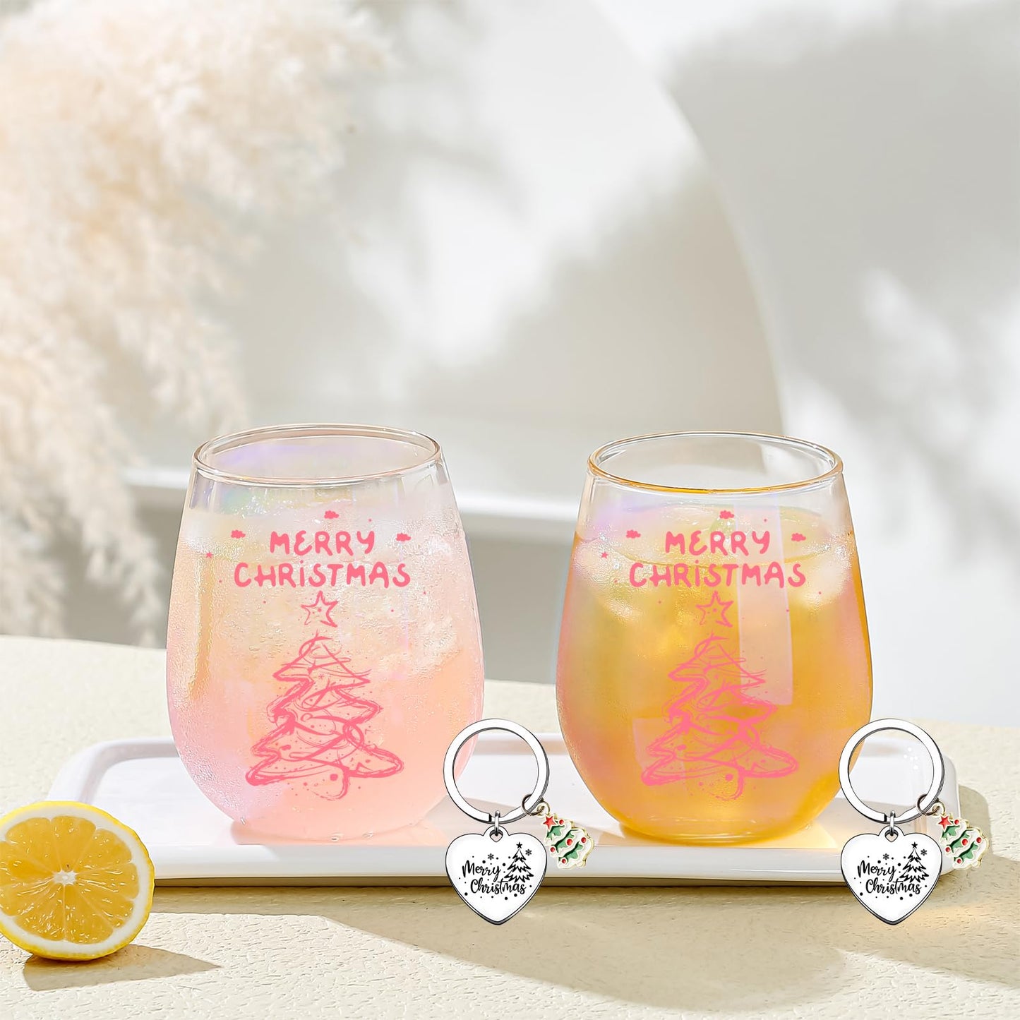 Funny Christmas Gifts: Tree Mugs, Wine Glasses & Stocking Stuffers - Kawaii White Elephant Gifts for Women, Moms, Friends & Sisters - Medaid International