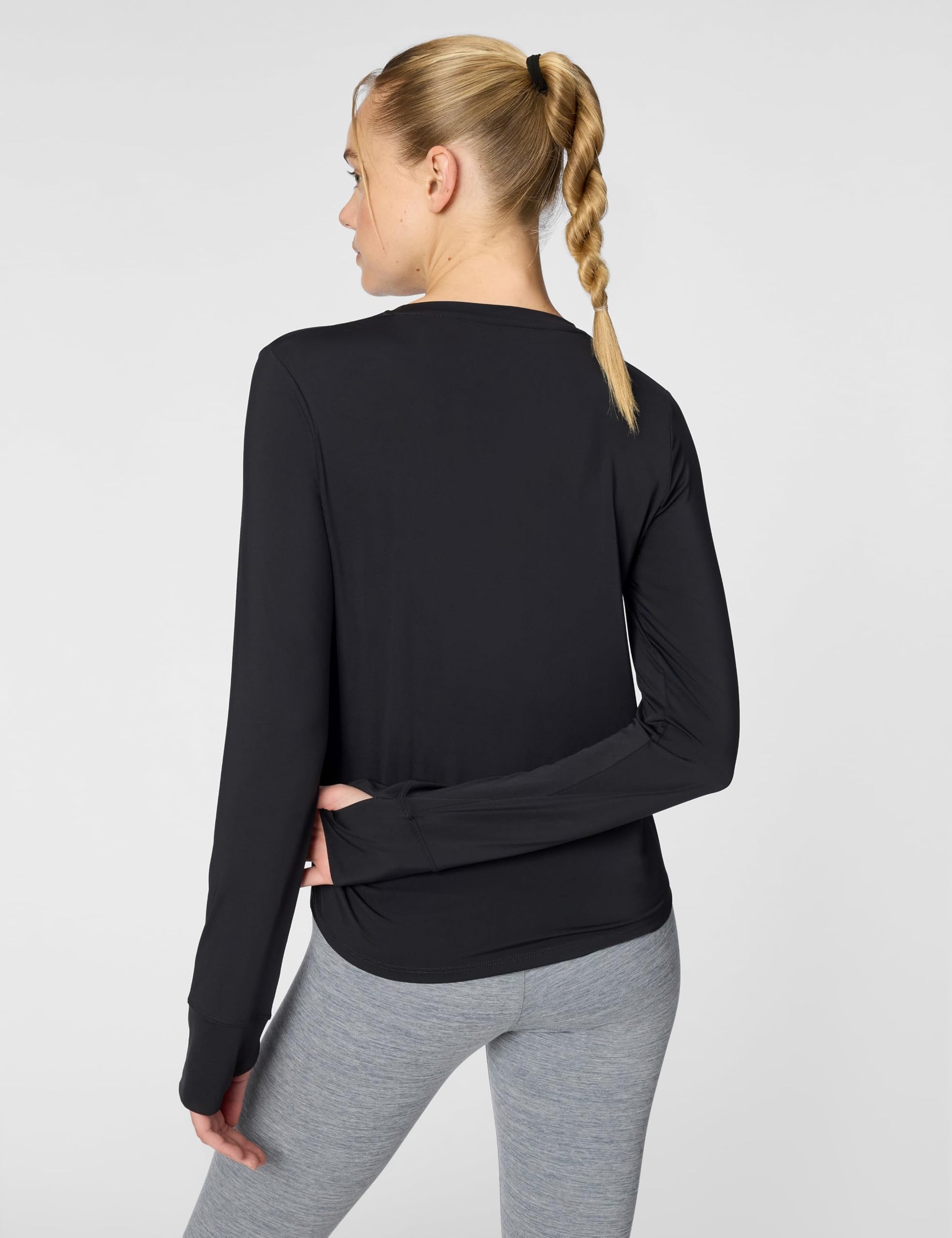 Nike Women's One Classic Dri-Fit Long-Sleeve Top, Black, Large - Medaid International