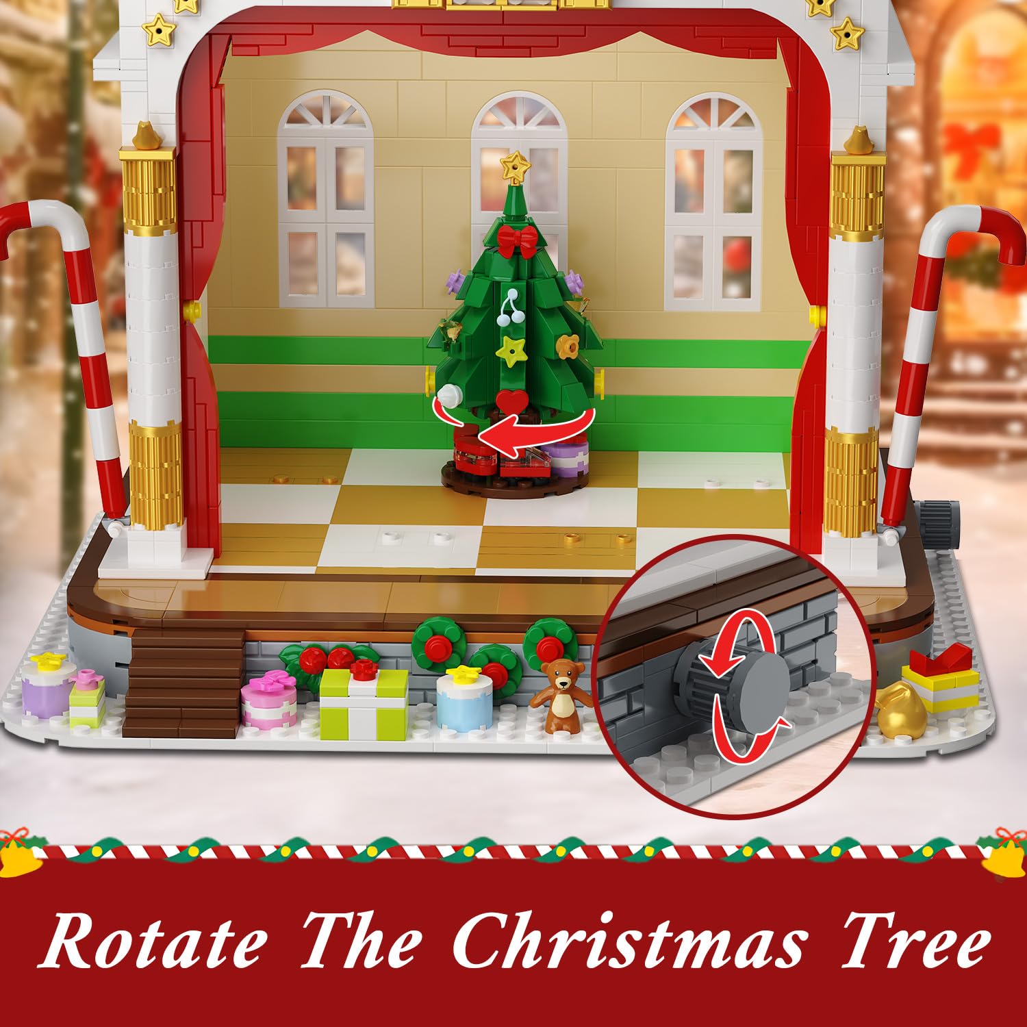 HOGOKIDS Advent Calendar 2025 Nutcracker Theater Building Set with Light, 24 Day Christmas Countdown Calendar 3.6 Mini Building Block Toy with 4 Nutcracker & 8 Minifigures, Gift for Adult Girl Boy 10+ - Medaid International