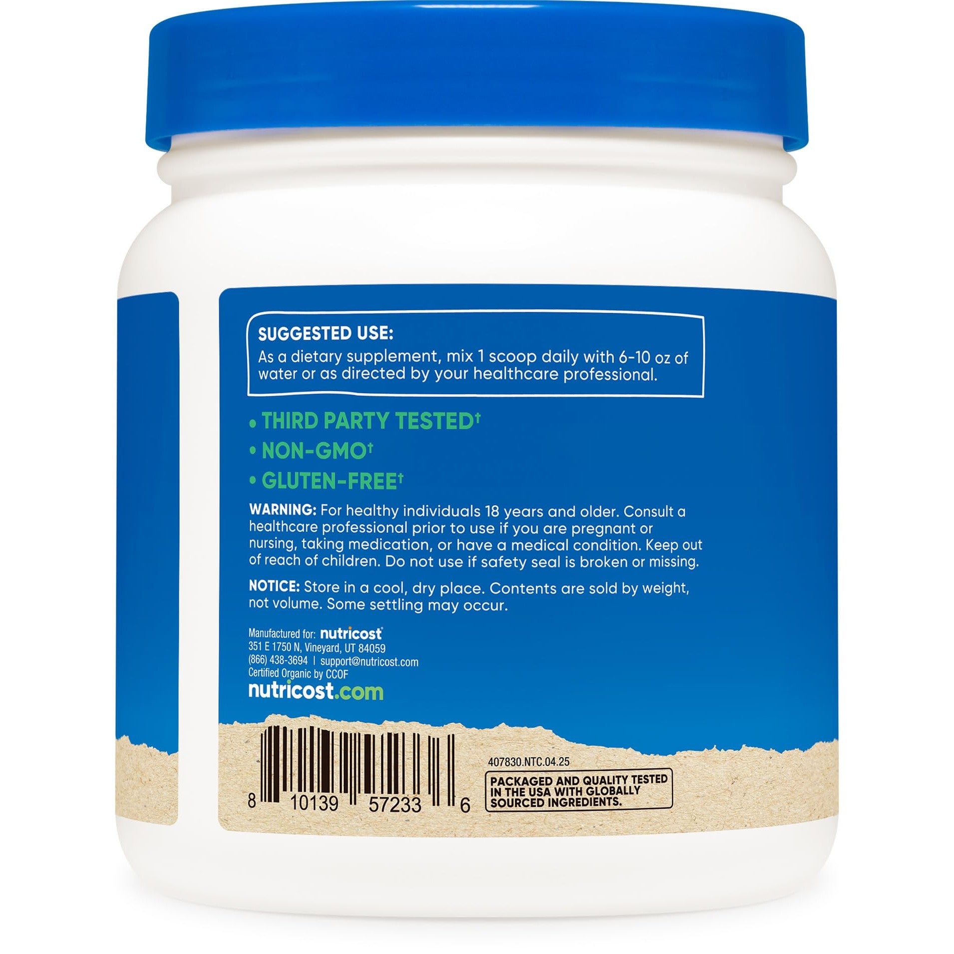 Nutricost Organic Maca Root Powder (1 LB) - Medaid International