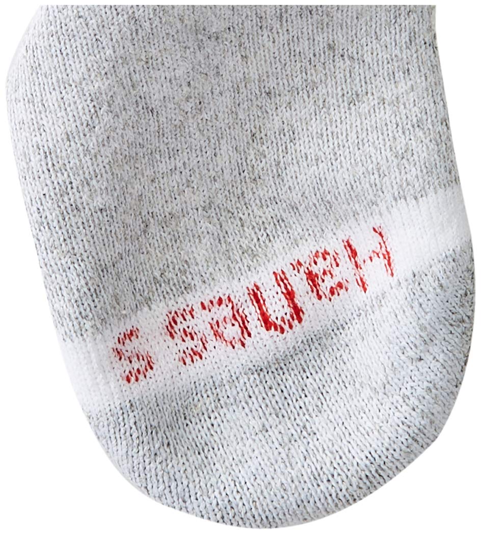 Hanes Boys' Extra Durable Crew Socks, White-12 Pack, Medium-Shoe Size: 9-2.5 - Medaid International