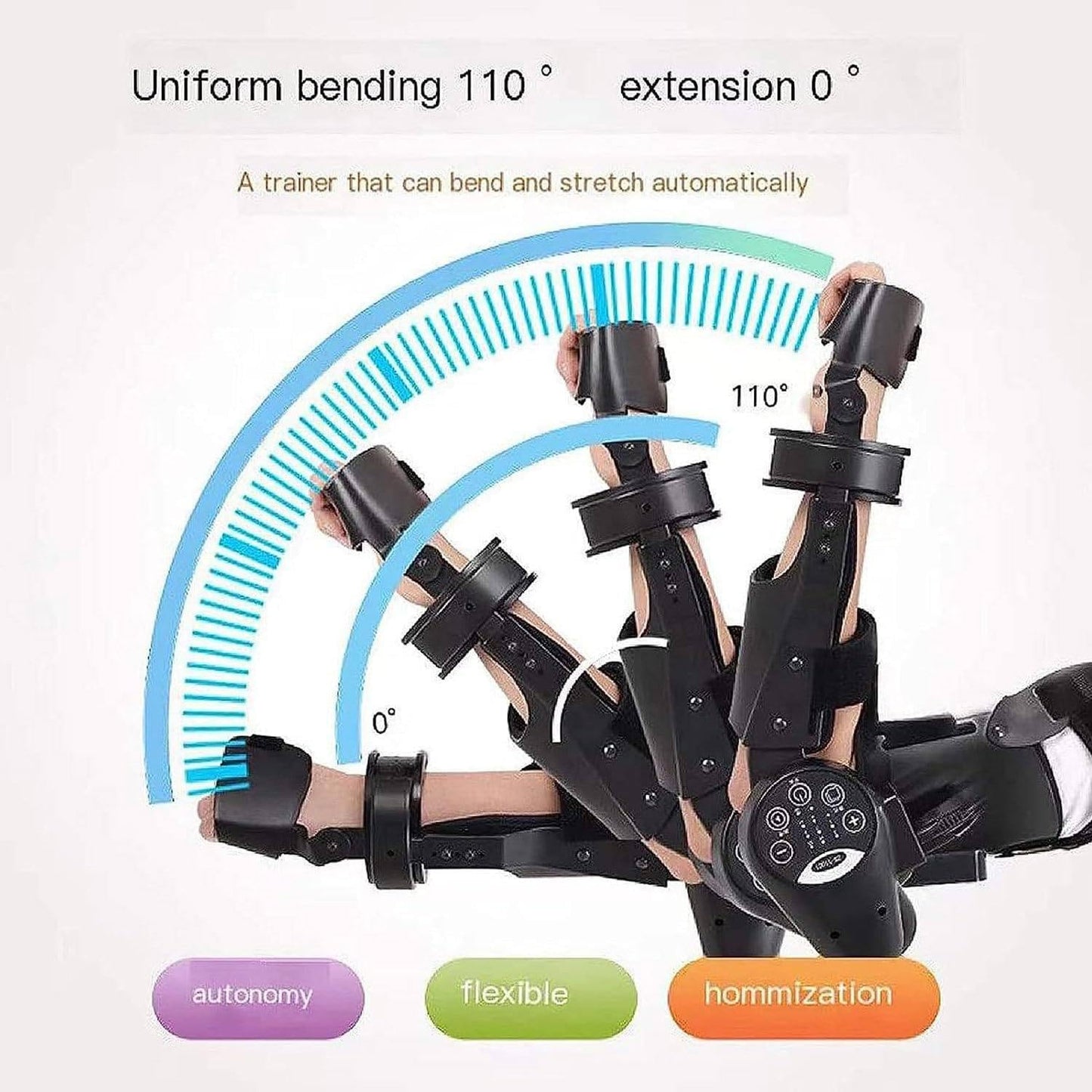 GBHJJ Electric Elbow Joint Rehabilitation Device, Hemiplegia Arm Rehabilitation Elbow Protector Stretch Out Trainer, Stroke Wrist Training Help Your to Complete The on Its Own,Left - Medaid International