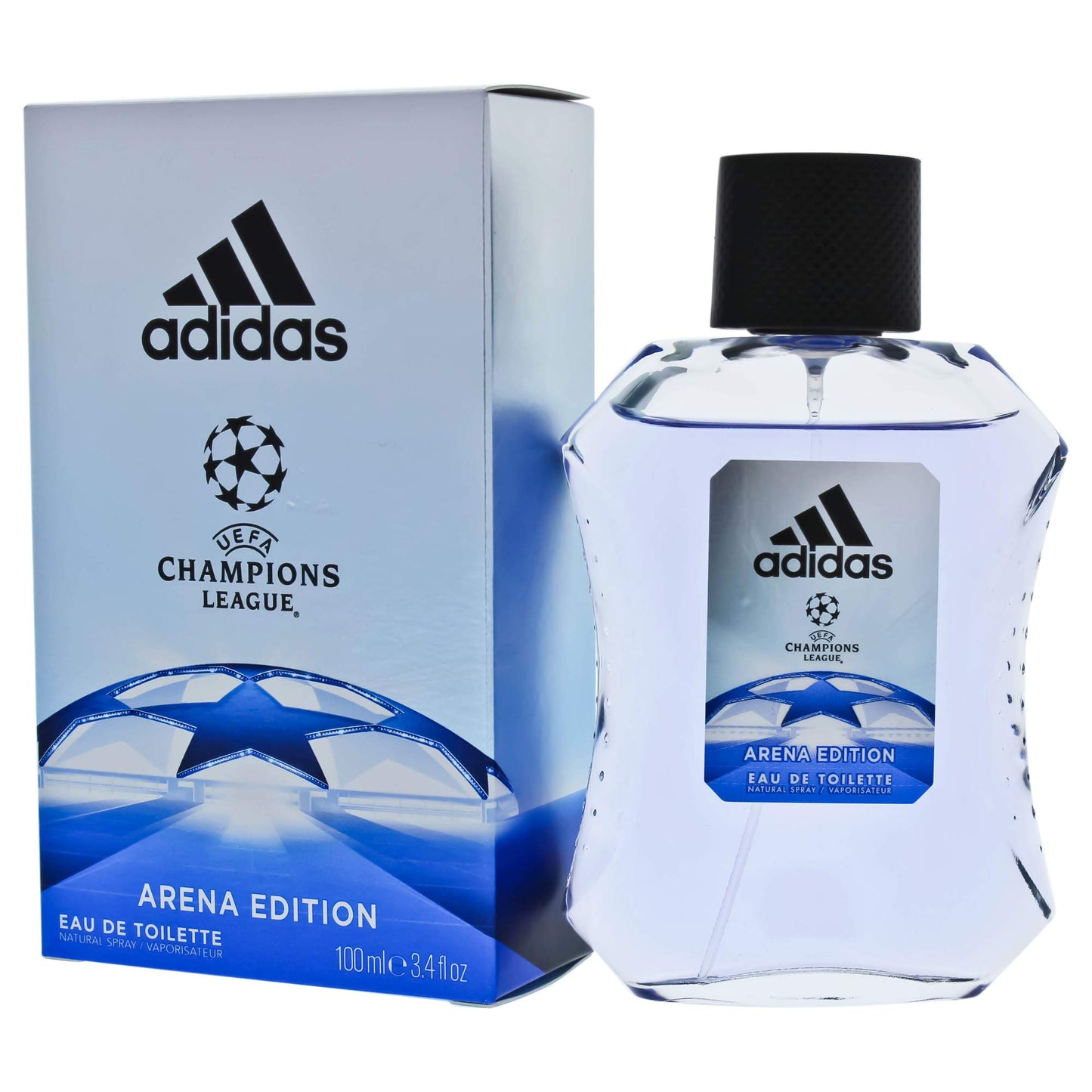 Adidas UEFA Champions League Arena Edition Eau de Toilette Spray for Men, 3.4 Ounce - Medaid International