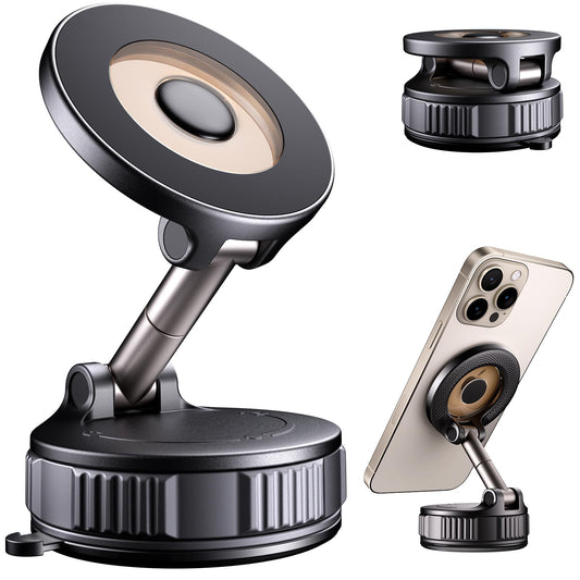 Magnetic Phone Holder for Car [120+ LB Strongest Suction & 2800gf Strongest Magnetic] 360° Adjustable Car Phone Holder for Magsafe Phone Holders for Your Car for iPhone 17 Pro Max 16 15 14 13 12 Plus - Medaid International