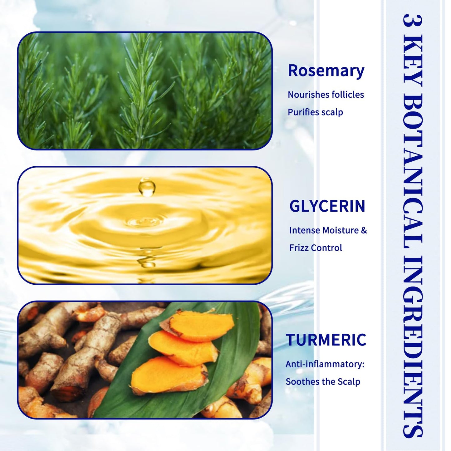 Hair Growth Roll-On Serum with Rosemary Oil & Redensyl - For Thicker Hair & Scalp Health - Lightweight Non-Greasy Treatment (01) - Medaid International