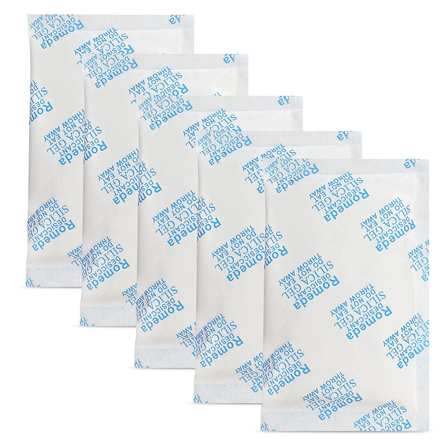 15 Pcs 20 Gram Silica Gel Packs, Transparent Desiccant, Desiccant Packets for Storage, Moisture Packs for Spices Jewelry Shoes Boxes Electronics Storage - Medaid International