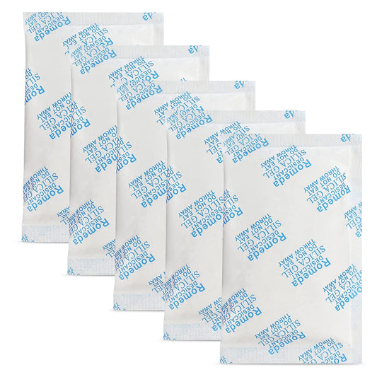 15 Pcs 20 Gram Silica Gel Packs, Transparent Desiccant, Desiccant Packets for Storage, Moisture Packs for Spices Jewelry Shoes Boxes Electronics Storage - Medaid International