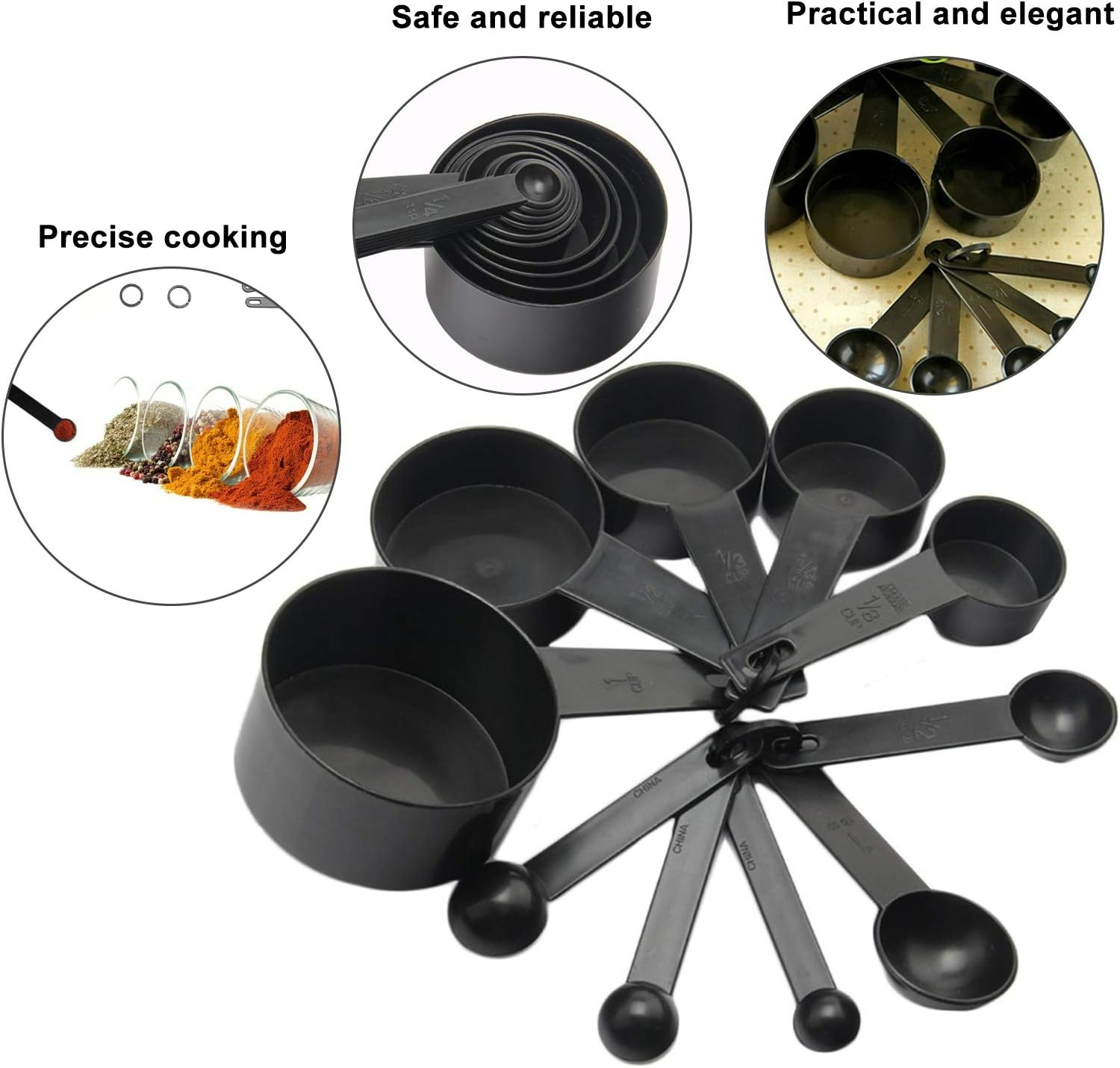 Measuring Cups, Measuring Spoons Set Durable for Home for Kitchens for Dessert Shops for Bakeries - Medaid International
