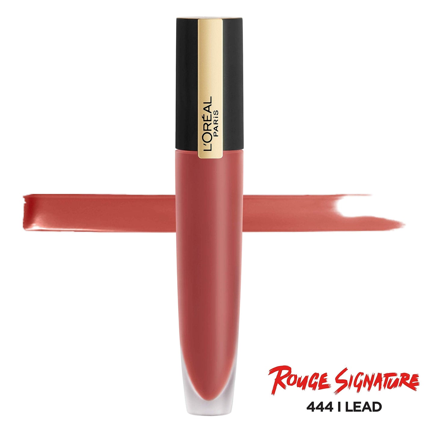 LOREAL Paris Matte Lipstick Rouge Signature, 444 I Lead - Medaid International