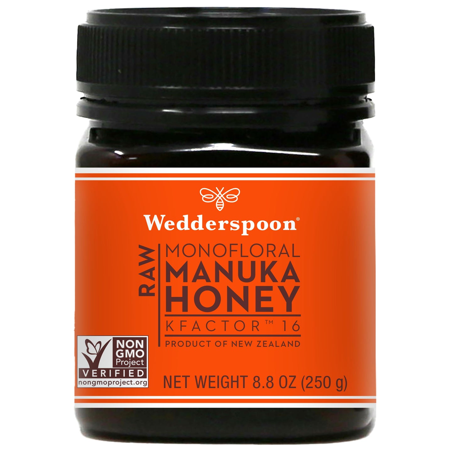 Wedderspoon Raw Premium Unpasteurized Manuka Honey, KFactor 16, 8.8 Oz - Medaid International