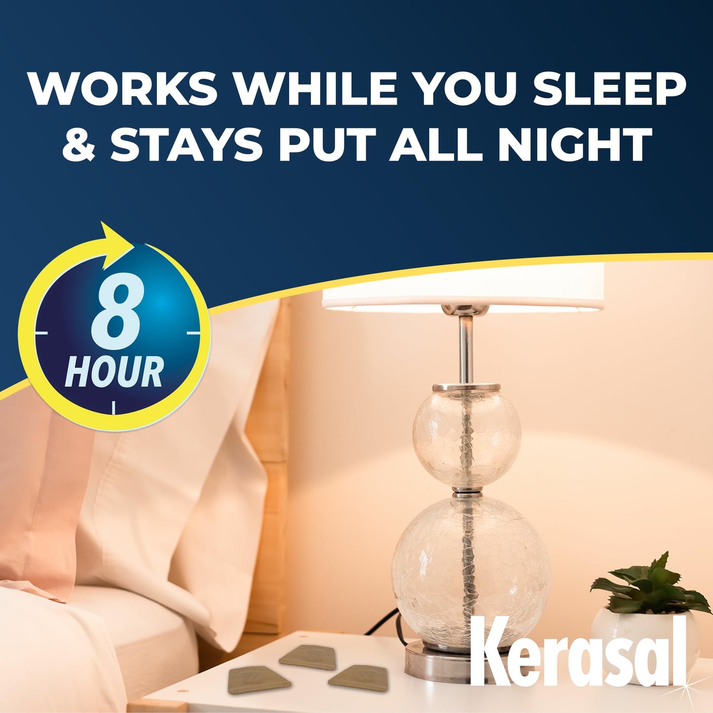 Kerasal Nighttime Renewal Fungal Nail Patches - 14 Patch - Overnight Repair for Nail Fungus Damage, 8-Hour Treatment Restores Healthy Appearance (Packaging May Vary) - Medaid International