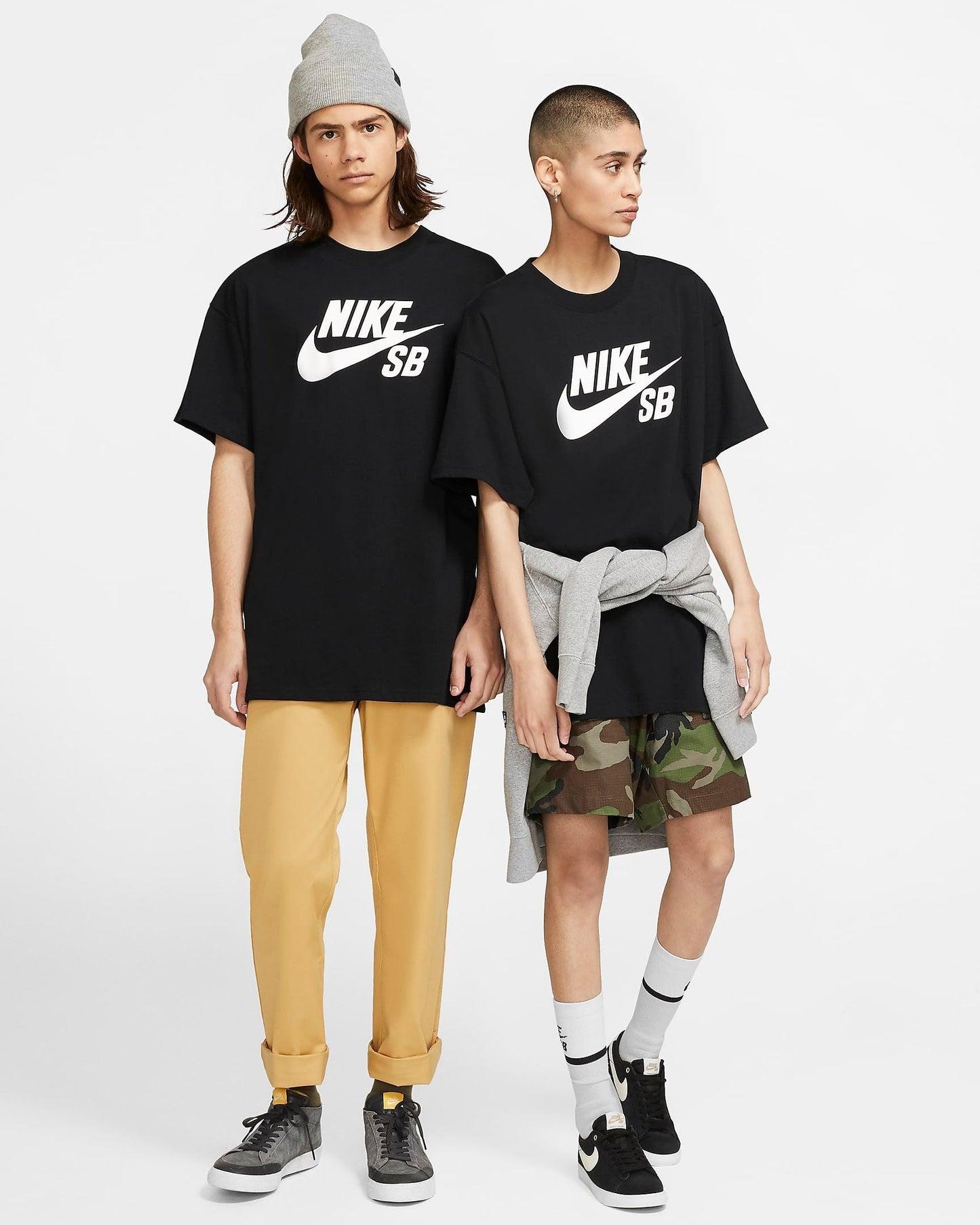 Nike SB Logo Skate Tee Black - White - Medaid International