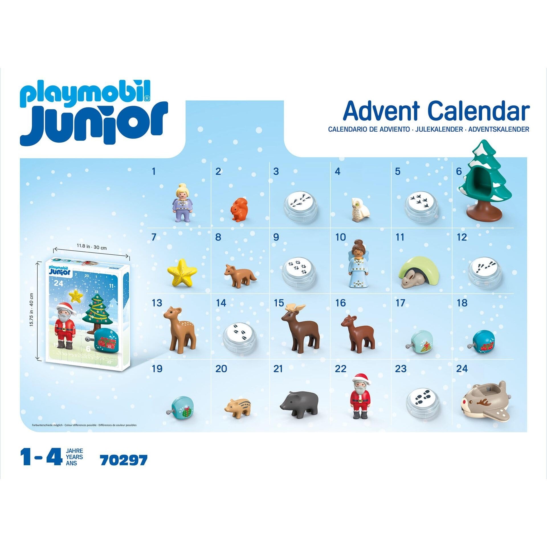 Playmobil Junior Advent Calendar: Snowy Christmas - Medaid International