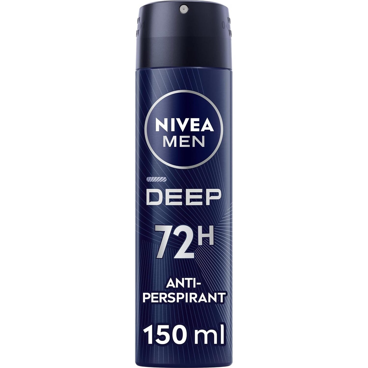 NIVEA MEN Deep MaxxTech Darkwood Spray 150ml, with Black Carbon, 72H Odor & Sweat Protection, Warm Darkwood Scent - Medaid International