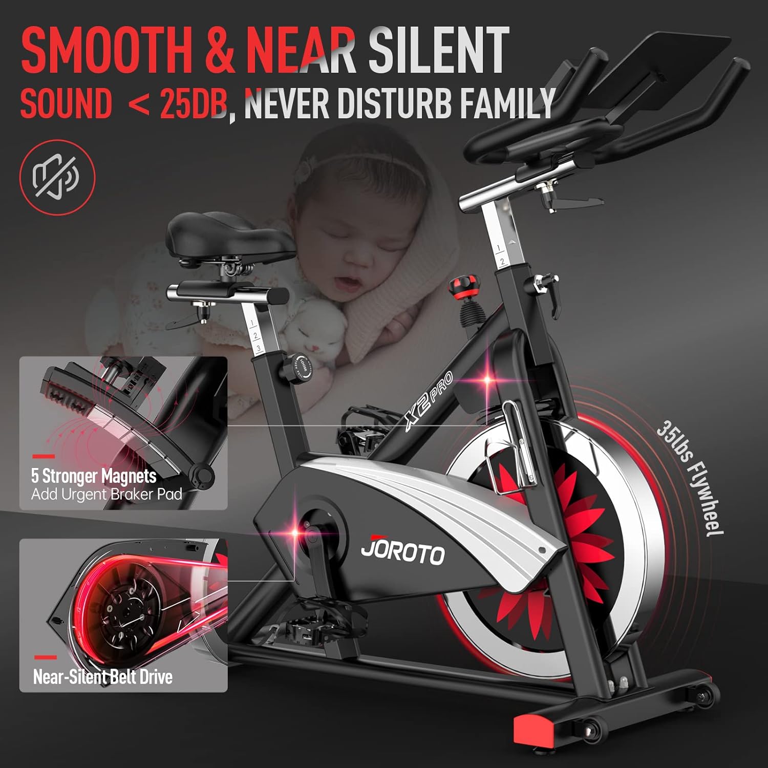 Joroto X1s Joroto Exercise Bike Review JOROTO Exercise Bike/Spin