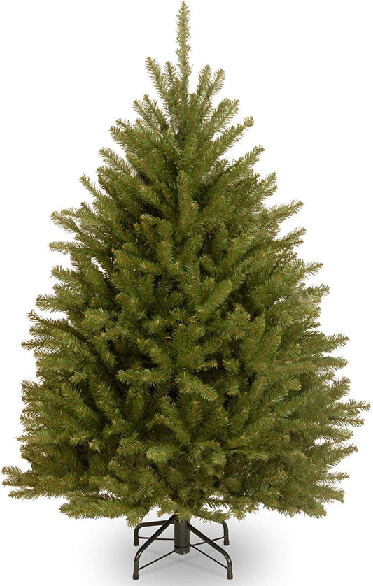 National Tree Company 4.5 ft Unlit Dunhill Fir Artificial Christmas Tree, 763 Tips, Includes Stand, Green - Medaid International