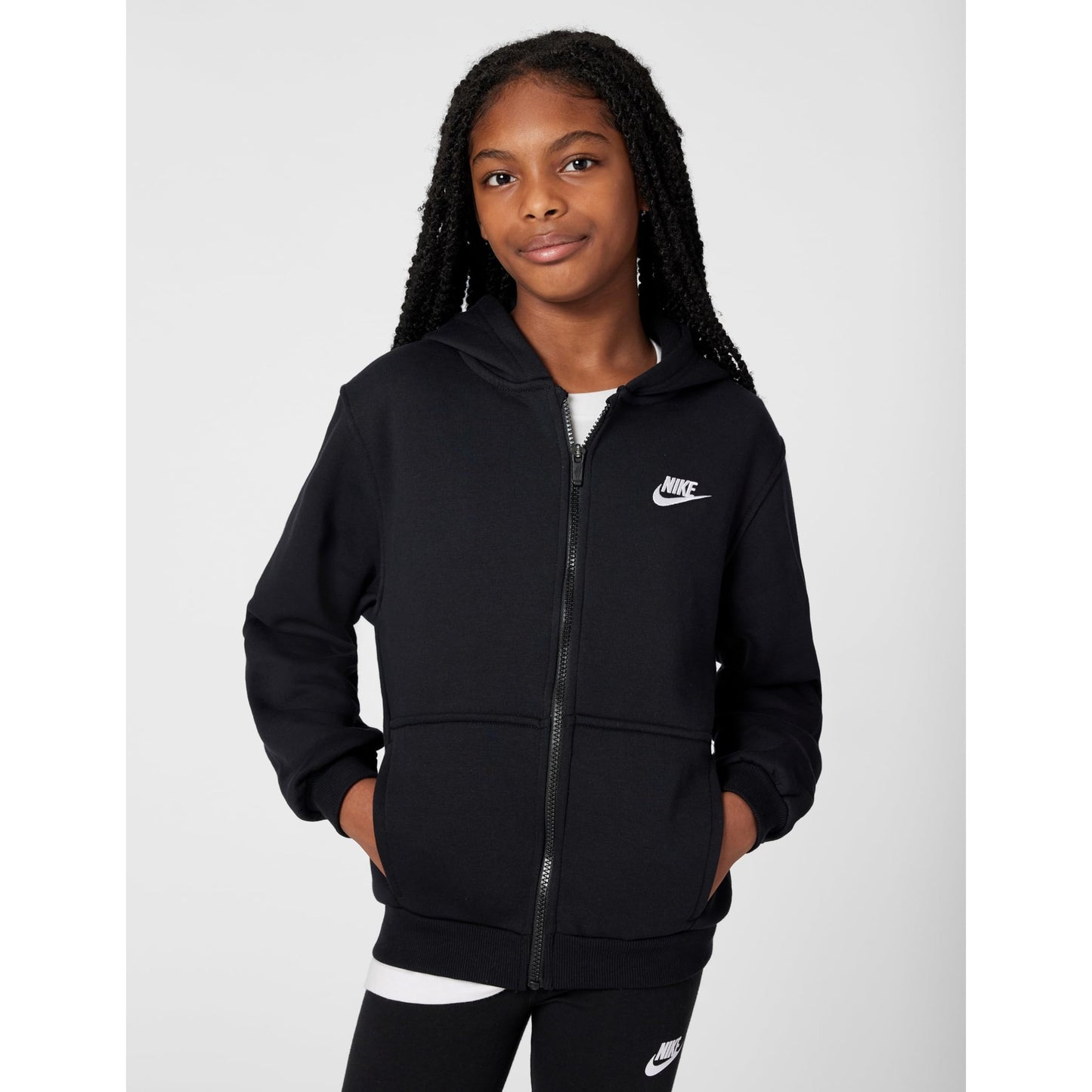 Nike Kids' Big Sportswear Club, Black/White - Medaid International