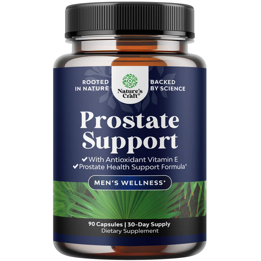 Herbal Prostate Supplement for Men - Potent Pygeum and Saw Palmetto Extract with Beta Sitosterol & Green Tea for Urinary Tract Support - Male Health Blend for Frequent Urination - 90 Capsules - Medaid International