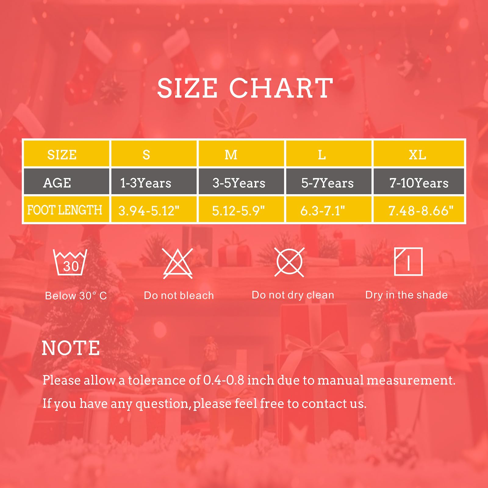 PAPPNTI 5 pairs Christmas Socks Kids Cartoon Printed Xmas Socks Toddler Baby Holiday Festival Sock Children's Santa Sock Multicolor3 XL(7-10 years) - Medaid International