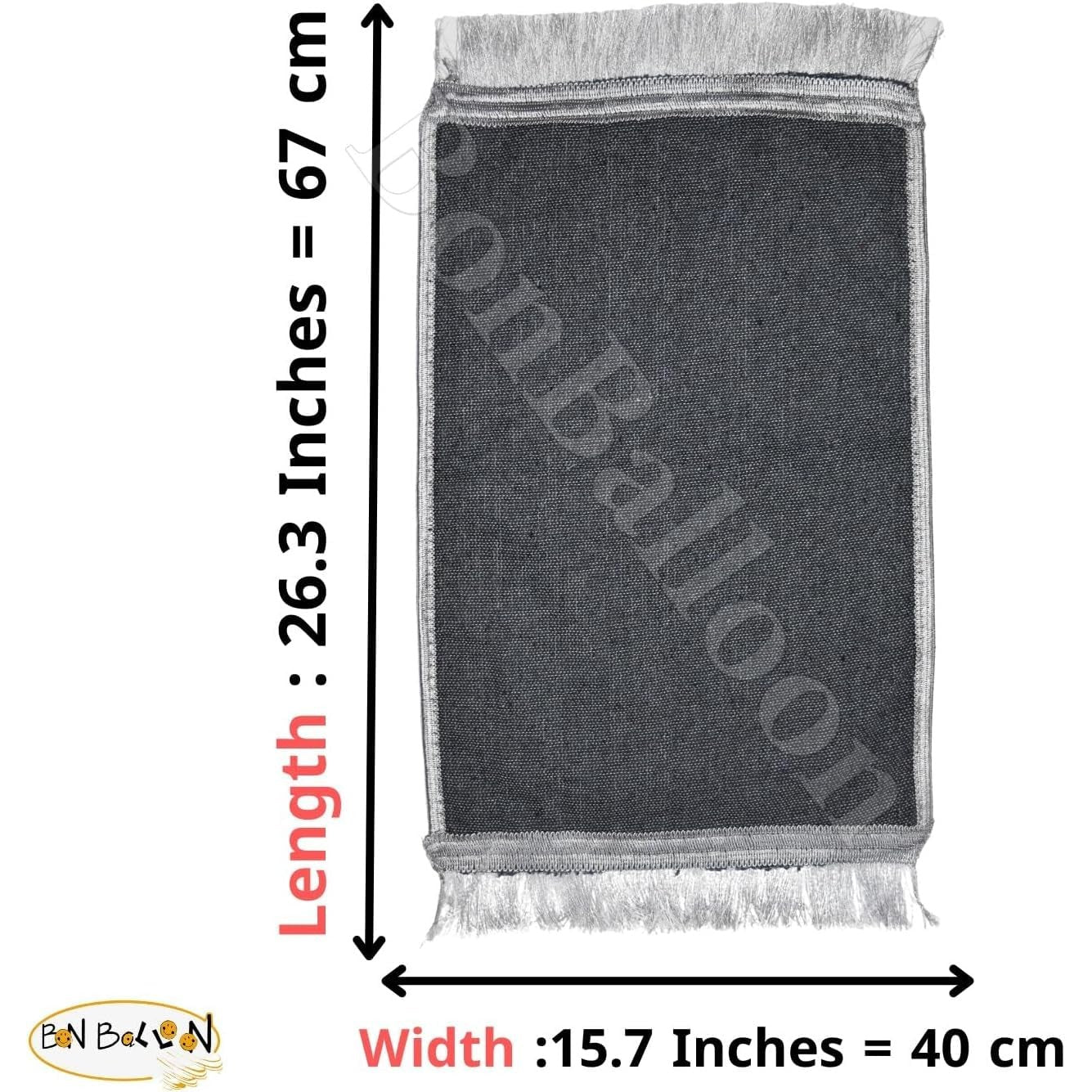 Children Kids Muslim Prayer Rug Mat Carpet Gebetsteppich Mat Islamic Gift Eid Ramadan Small Size Janamaz Muslim Gray - Medaid International