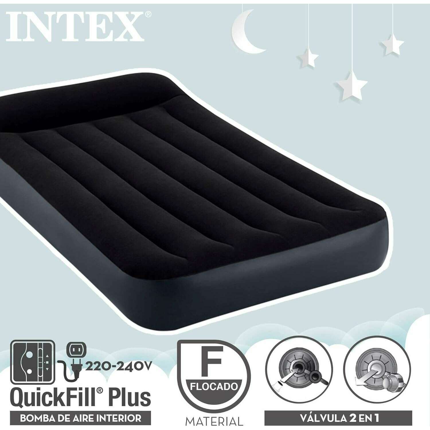 Dura Beam Pillow Classic Airbed with Built-in Pump - Medaid International