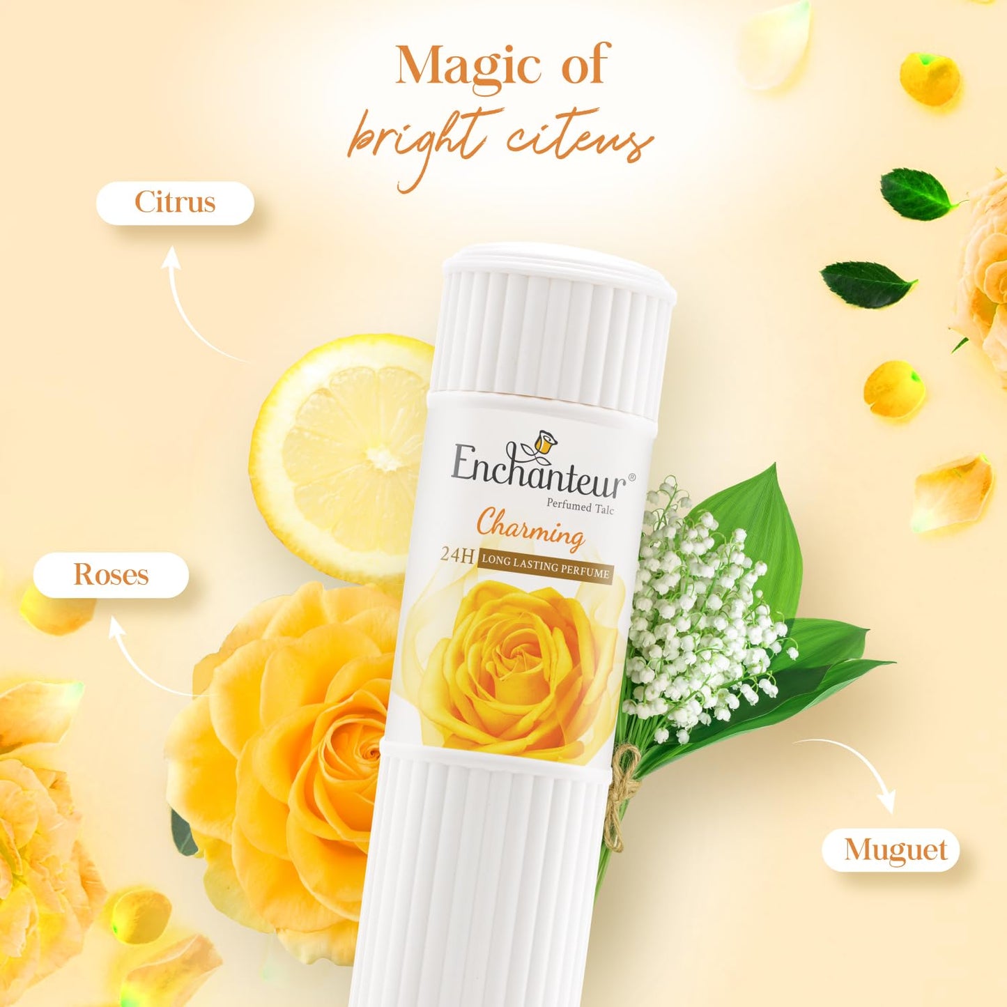 Enchanteur Perfumed Talc, Charming, 250g - Medaid International