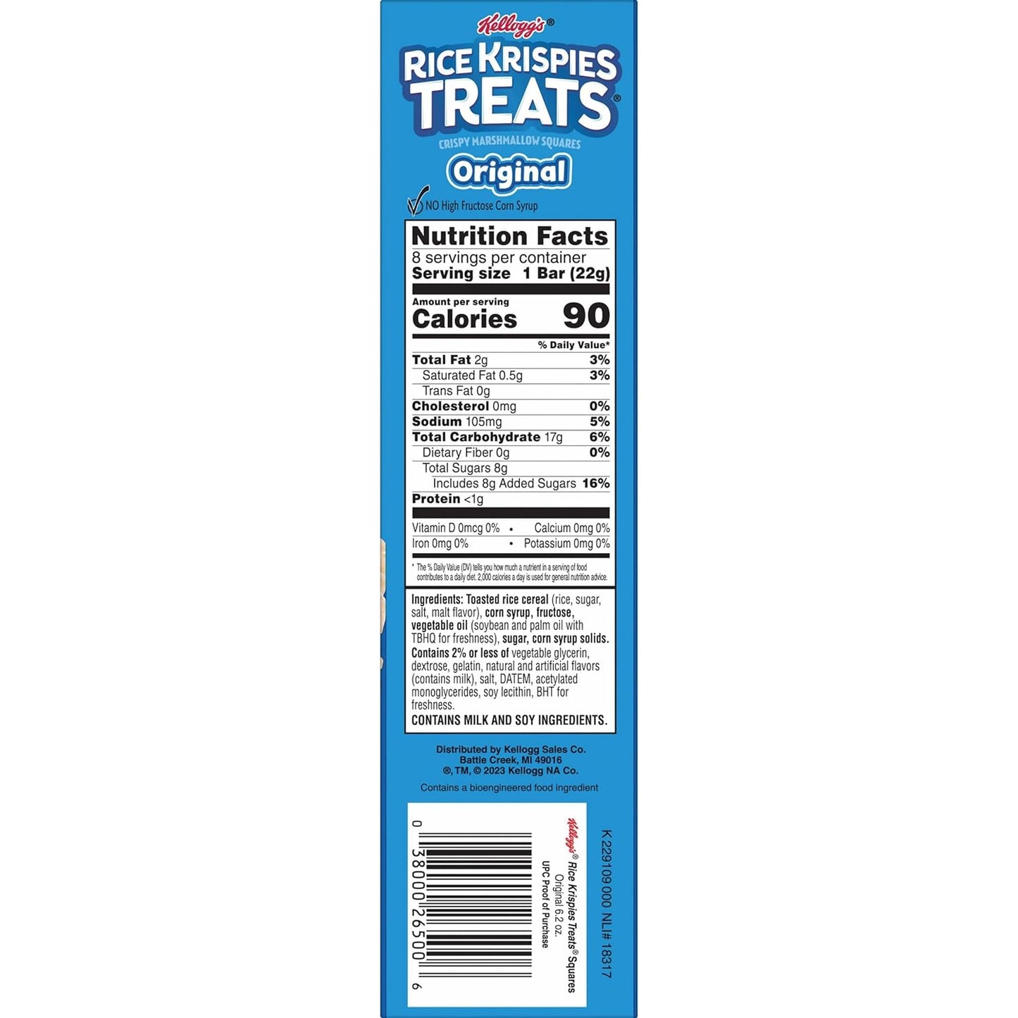 Rice Krispies Treats Crispy Marshmallow Squares, Original, Singles - Medaid - Lebanon