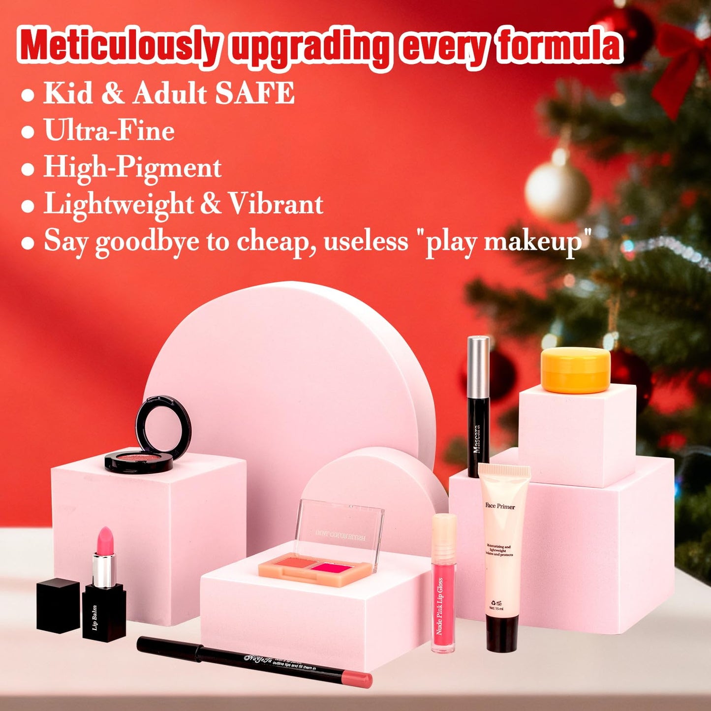 UPGRADED Professional Makeup Advent Calendar Real Makeup for Girls Teens Women Advent Beauty Calendar 2025 24Pcs Individually Boxed Christmas Xmas Surprises Beauty Countdown Set - Medaid International